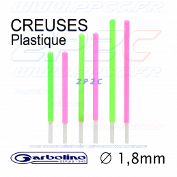 GARBOLINO - PACK ANTENNES FLOTTEURS COMPÉTITION SP Axx - PLASTIQUE CREUX 1,8mm - Réf GOMAM0190-H18GP - Photo 001