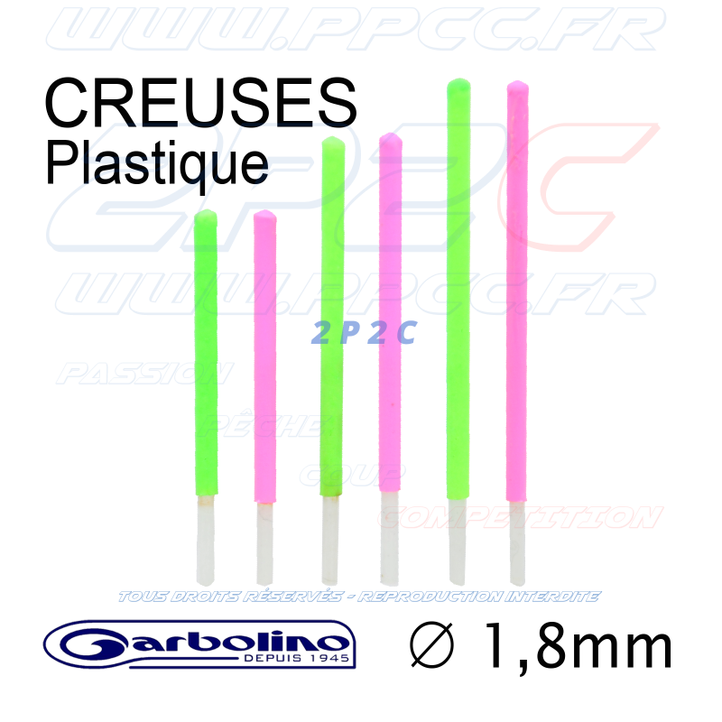 GARBOLINO - PACK ANTENNES FLOTTEURS COMPÉTITION SP Axx - PLASTIQUE CREUX 1,8mm - Réf GOMAM0190-H18GP - Photo 001