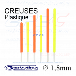 GARBOLINO - PACK ANTENNES FLOTTEURS COMPÉTITION SP Axx - PLASTIQUE CREUX 1,8mm - Réf GOMAM0190-H18OY - Photo 001