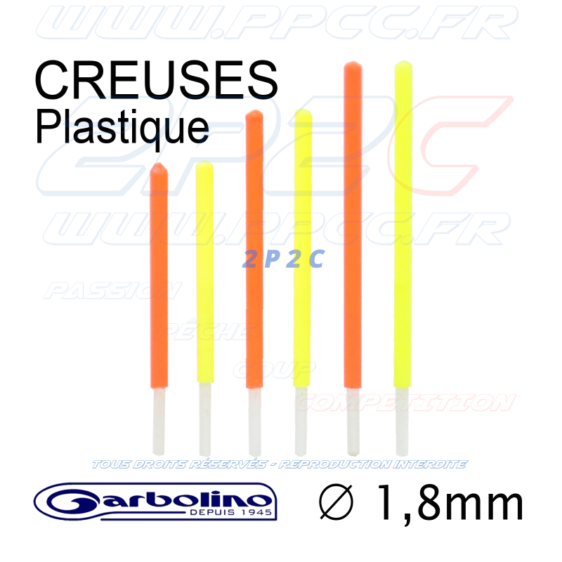 GARBOLINO - PACK ANTENNES FLOTTEURS COMPÉTITION SP Axx - PLASTIQUE CREUX 1,8mm - Réf GOMAM0190-H18OY - Photo 001