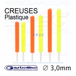 GARBOLINO - PACK ANTENNES FLOTTEURS COMPÉTITION SP Axx - PLASTIQUE CREUX 3,0mm - Réf GOMAM0190-H30OY - Photo 001